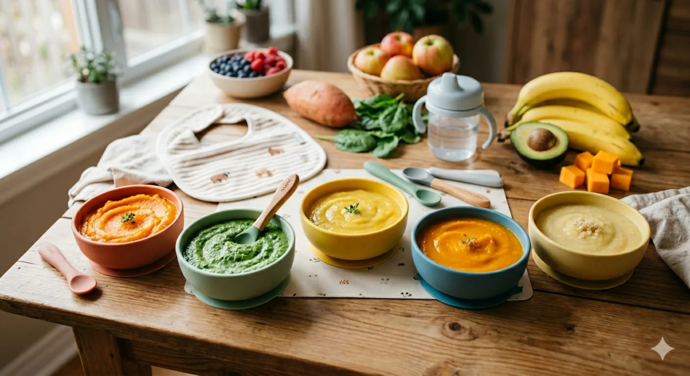 General Principles for Introducing Solids to Infants :